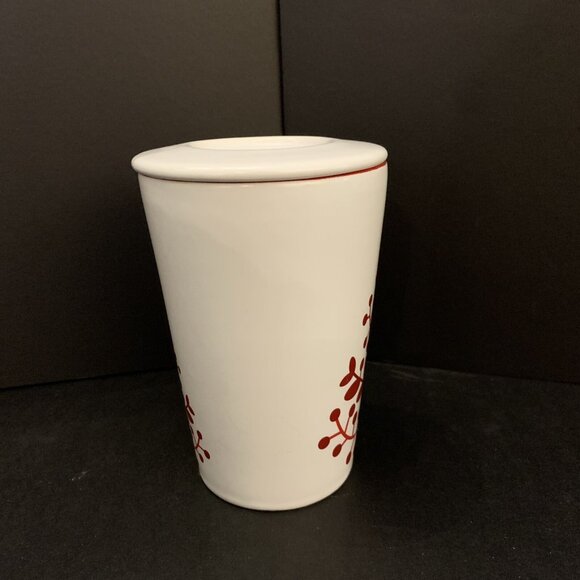 Davids Tea Perfect Mug Red Tree Partridge Bird 12oz Christmas - Picture 2 of 9